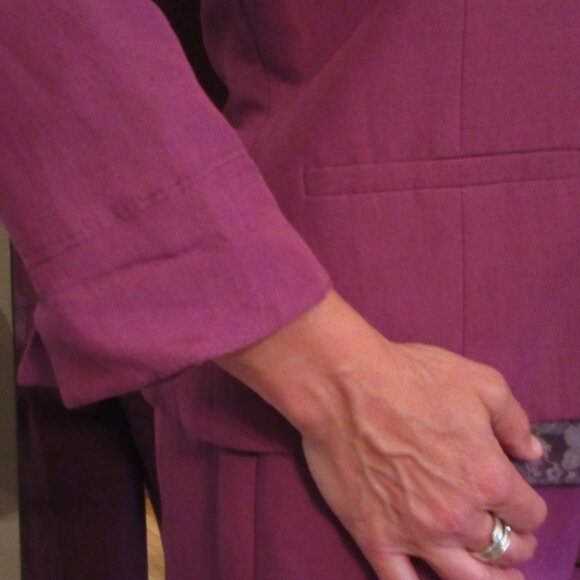 LOVELY ELEGANT VINTAGE TRISTAN & ISEUT PANTS & JACKET SET - Picture 6 of 7